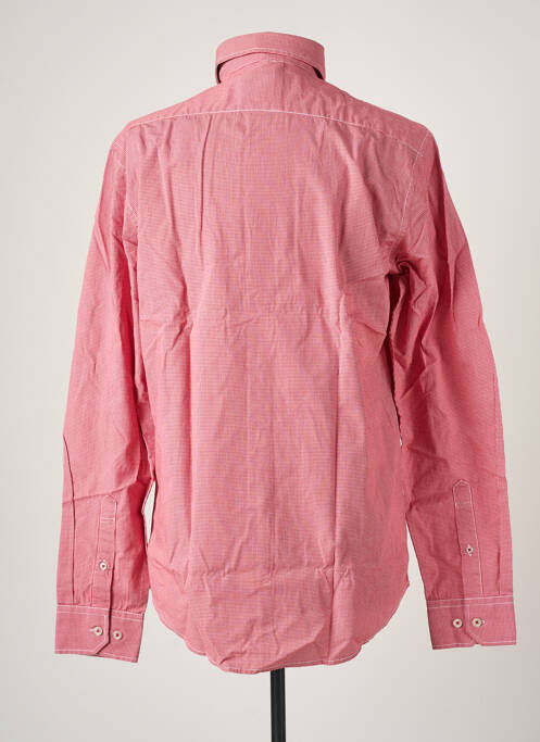 Chemise manches longues manches longues rouge DANIEL HECHTER homme