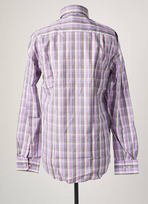 Chemise manches longues violet SEIDEN STICKER pour homme