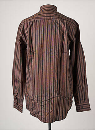 Chemise manches longues manches longues marron DORNBUSCH homme