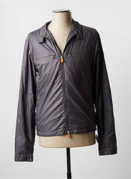 Coupe-vent poignets pressionnés sans capuche gris SAVE THE DUCK homme