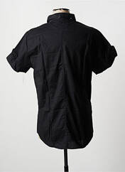 Chemise manches courtes noir D555 pour homme seconde vue