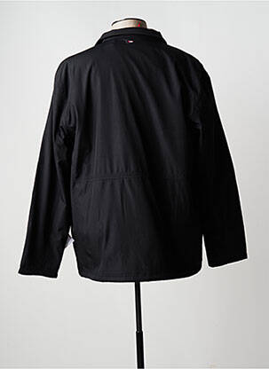 Parka finition intérieure doublure satiné sans capuche noir D555 homme