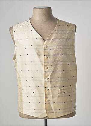Gilet sans manche poches beige BAL MASQUE homme
