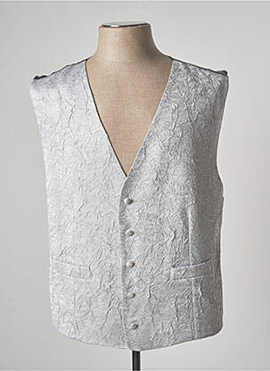 Gilet sans manche empiècements gris ACCESSIT homme