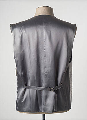 Gilet sans manche empiècements gris ACCESSIT homme
