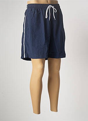 Short de bain tissage imperméable bleu D555 homme