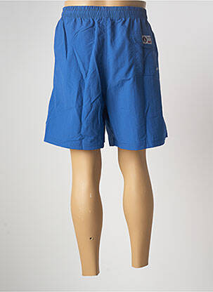 Short de bain tissage imperméable bleu D555 homme