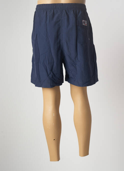 Short de bain tissage imperméable bleu D555 homme