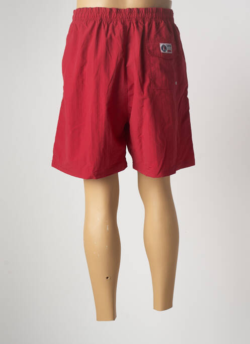 Short de bain rouge D555 pour homme