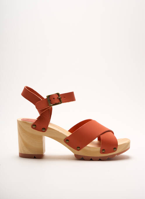 Sandales/Nu pieds orange KICKERS pour femme