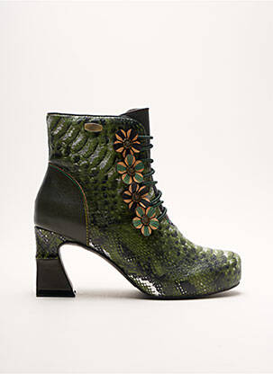 Bottines/Boots vert LAURA VITA pour femme