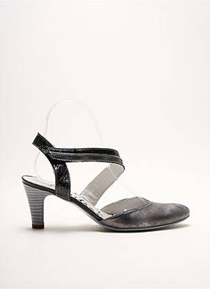 Sandales/nu pieds talon aiguille talon de 4 à 6cm gris UN TOUR EN VILLE femme