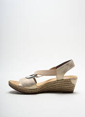 Sandales/Nu pieds beige RIEKER pour femme seconde vue