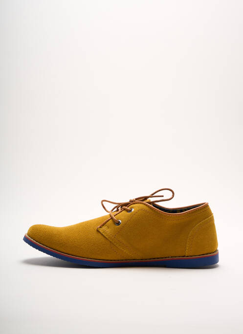 Derbies nubuck talon bas jaune KDOPA homme