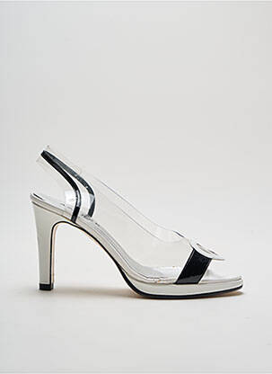 Sandales/nu pieds type de semelle amortissante talon de 7 à 9cm noir AZUREE femme
