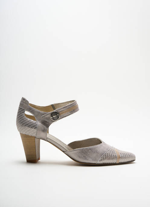 Sandales/Nu pieds gris GEO-REINO pour femme