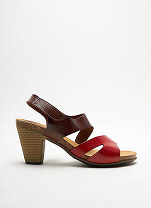 Sandales/Nu pieds rouge KADANCIA pour femme