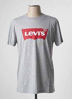 T-shirt tissage chiné manches courtes gris LEVI'S homme