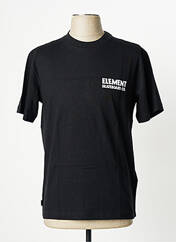 T-shirt noir ELEMENT pour homme seconde vue