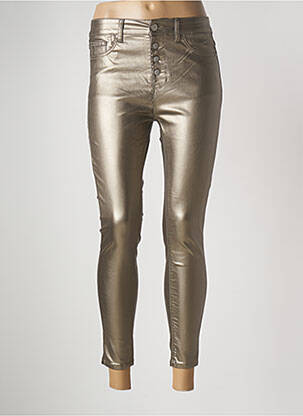 Pantalon 7/8 taille haute taille haute gris R.DISPLAY femme