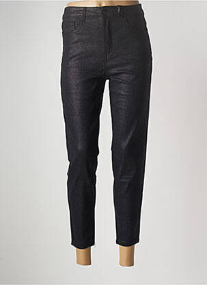 Pantalon 7/8 taille haute taille haute noir R.DISPLAY femme