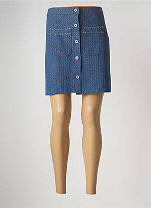Jupe courte poches bleu JUBYLEE femme