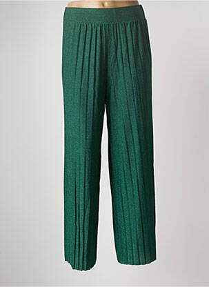 Pantalon large vert GRACIELA pour femme