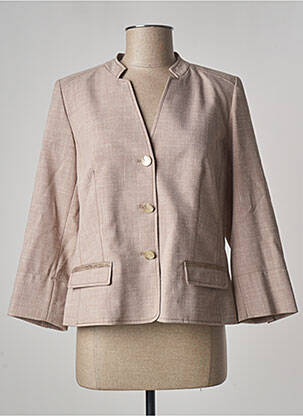 Veste chic poches beige WEINBERG femme