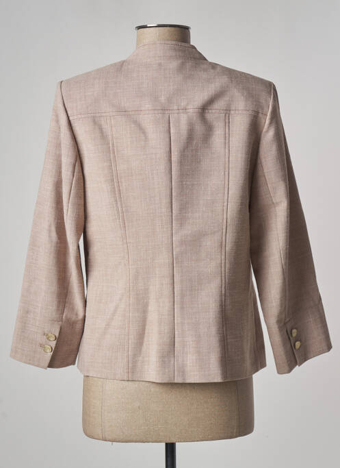 Veste chic col v beige WEINBERG femme