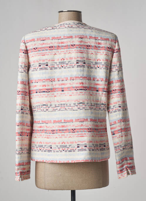 Veste casual col rond rose WEINBERG femme