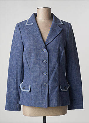 Blazer poches bleu WEINBERG femme