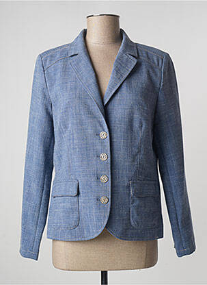 Blazer poches bleu WEINBERG femme