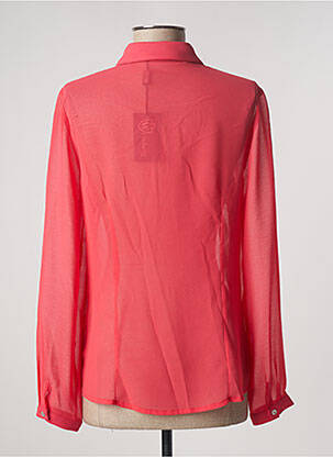 Chemisier poches poitrine manches longues rose WEINBERG femme