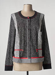 Veste casual col rond noir PAUPORTÉ femme