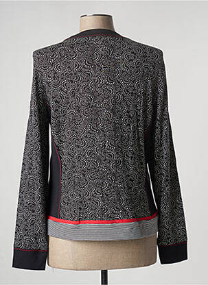 Veste casual col rond noir PAUPORTÉ femme