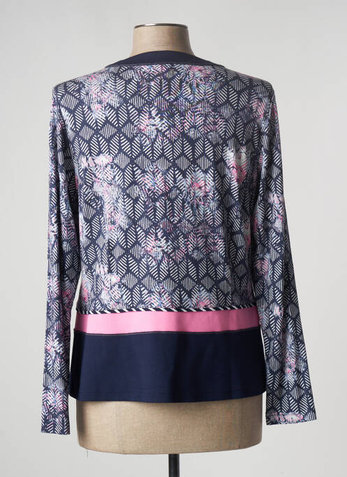 Gilet manches longues bleu PAUPORTÉ pour femme