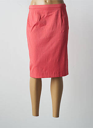 Jupe mi-longue stretch orange WEINBERG femme