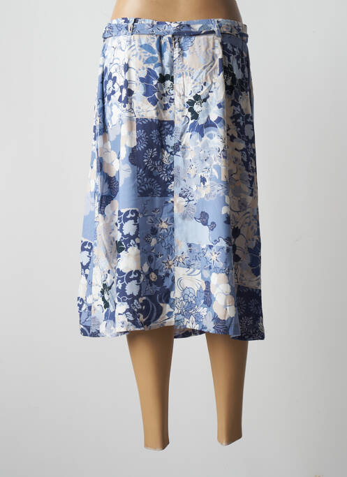 Jupe mi-longue bleu PAUPORTÉ pour femme