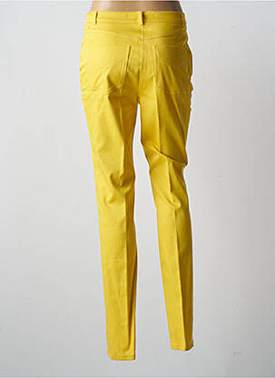 Pantalon droit stretch taille normale jaune PAUPORTÉ femme