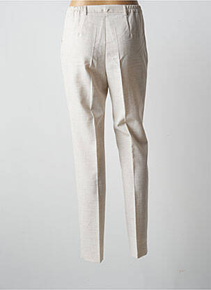 Pantalon droit stretch taille normale beige WEINBERG femme