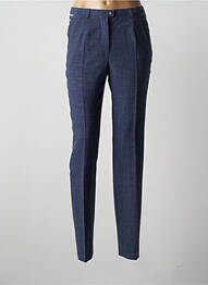 Pantalon droit stretch taille normale bleu WEINBERG femme
