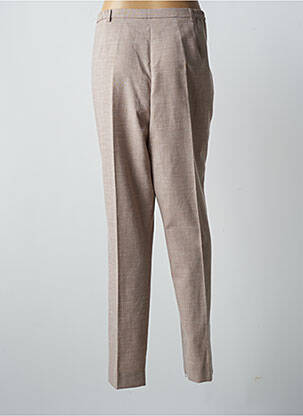 Pantalon droit stretch taille normale beige WEINBERG femme