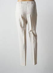 Pantalon droit beige WEINBERG pour femme seconde vue