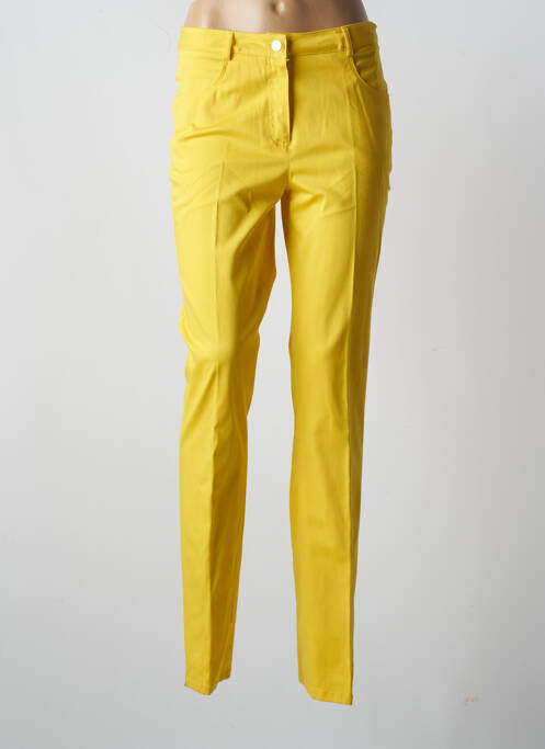 Pantalon droit jaune PAUPORTÉ pour femme