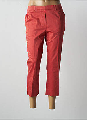 Pantacourt coupe droite taille normale orange WEINBERG femme