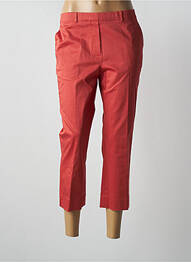 Pantacourt coupe droite taille normale orange WEINBERG femme