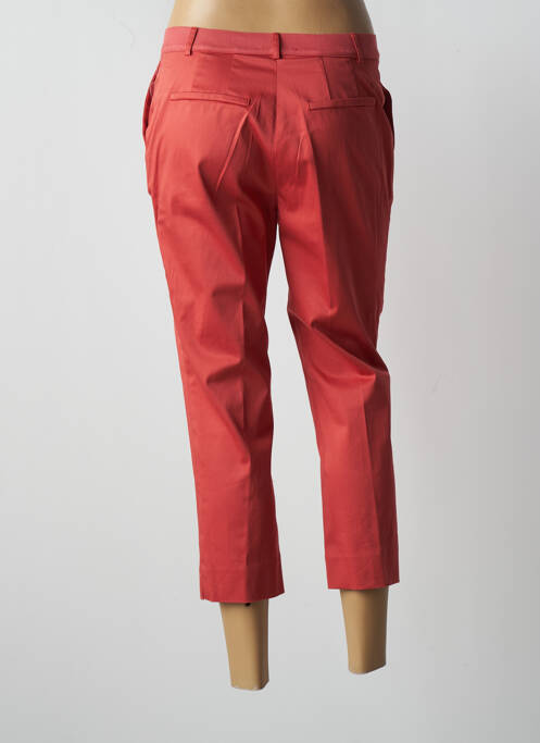 Pantacourt coupe droite taille normale orange WEINBERG femme