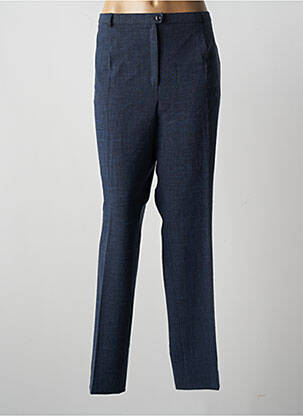 Pantalon droit taille élastique taille normale bleu WEINBERG femme