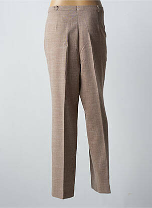 Pantalon droit taille élastique taille normale marron WEINBERG femme