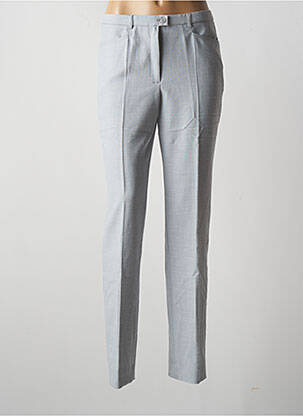 Pantalon droit taille élastique taille normale gris WEINBERG femme